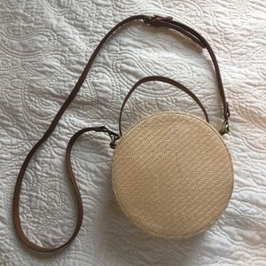 Round boho style purse